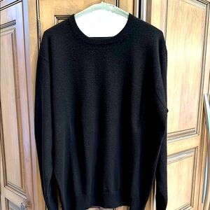 Men's Black Patrick Clark Cashmere Sweater